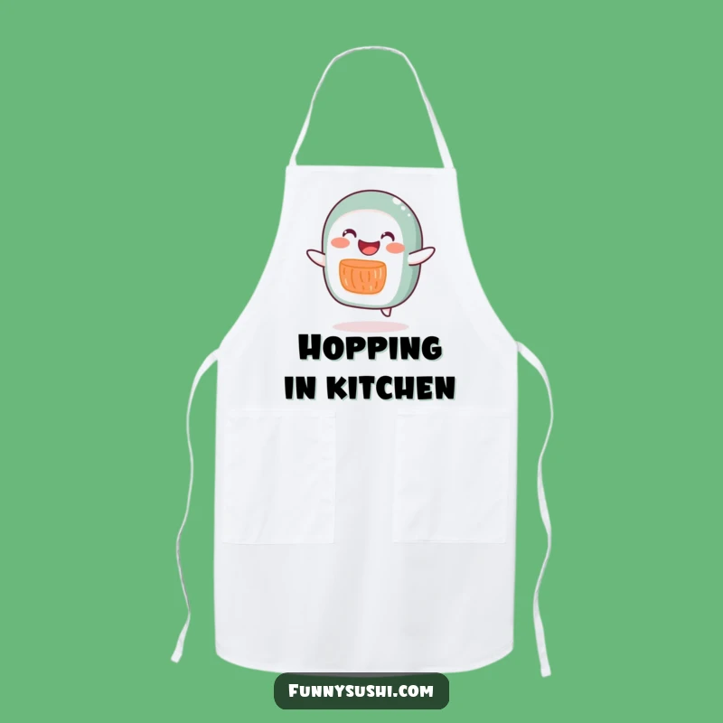 Funny Salmon Roll Apron: Hop into the Kitchen with Fun