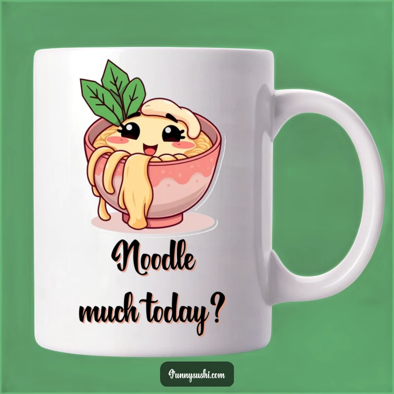 Funny Ramen Bowl Wink Mug, Perfect Humorous Gift for Noodle Lovers