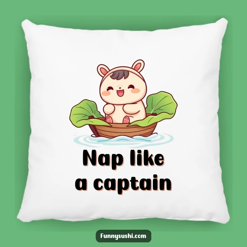 Comfy Funny Bao Bun Cabbage Boat Pillow: Soft Comfort with a Smile