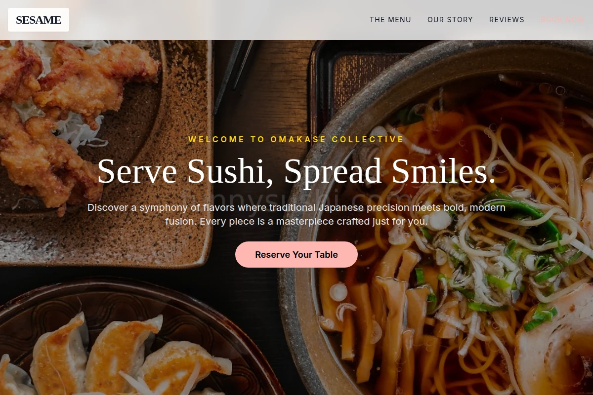 Sesame Asian Fusion Food