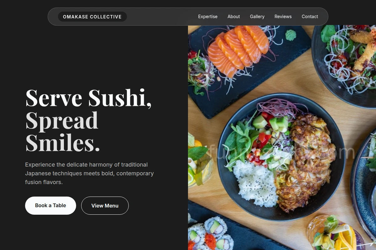 Fusion Asian Fusion Food