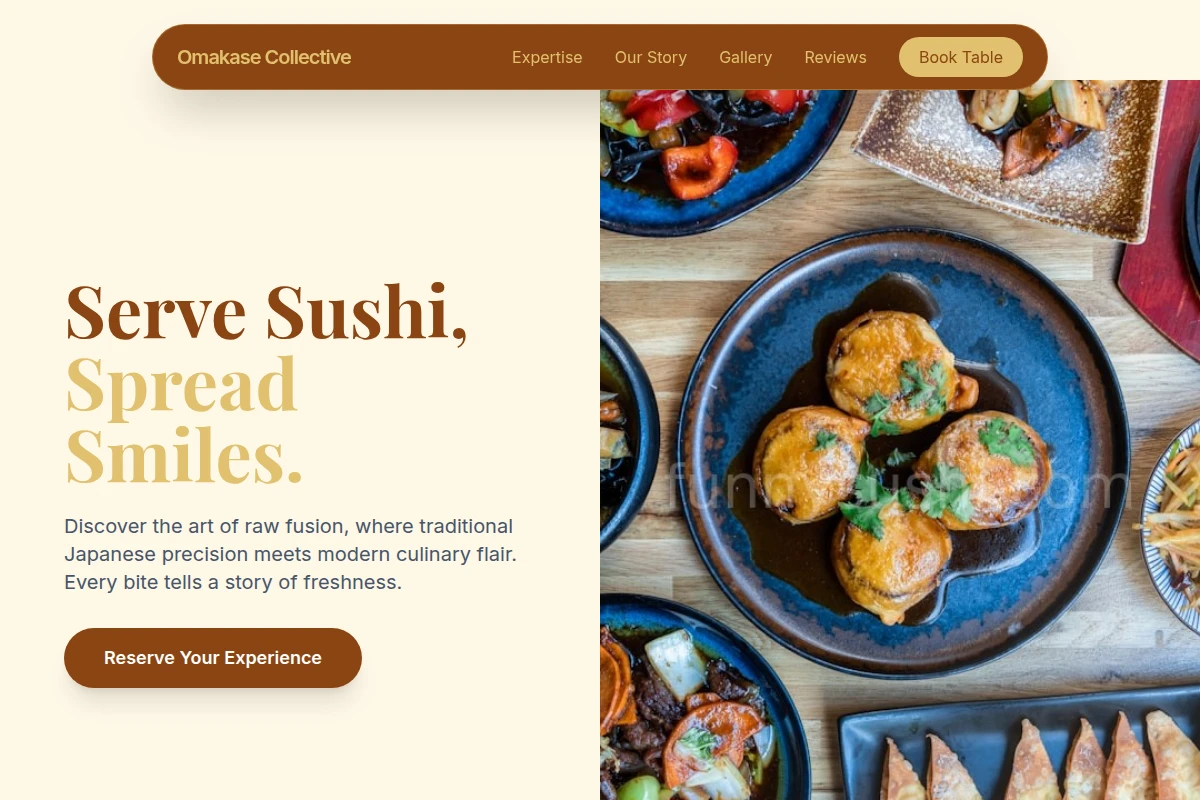 Raw Asian Fusion Food