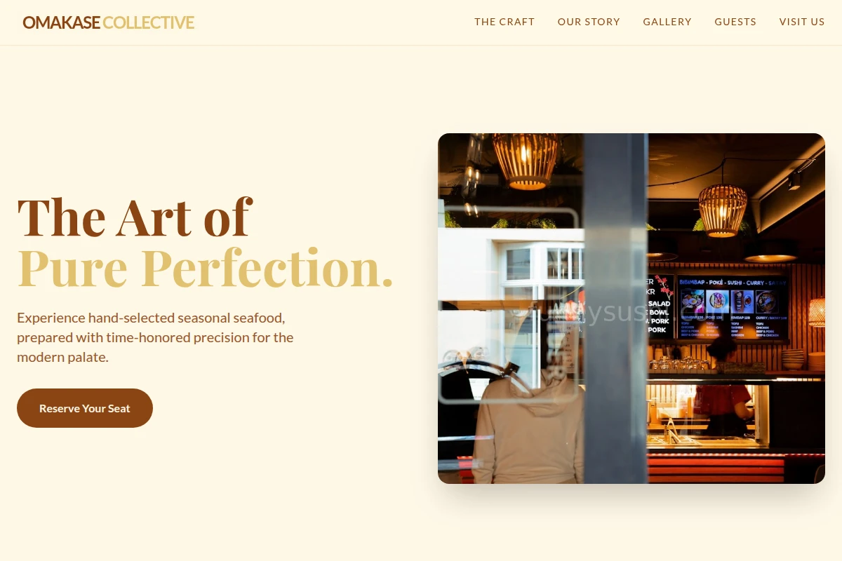 Raw Asian Fusion Food