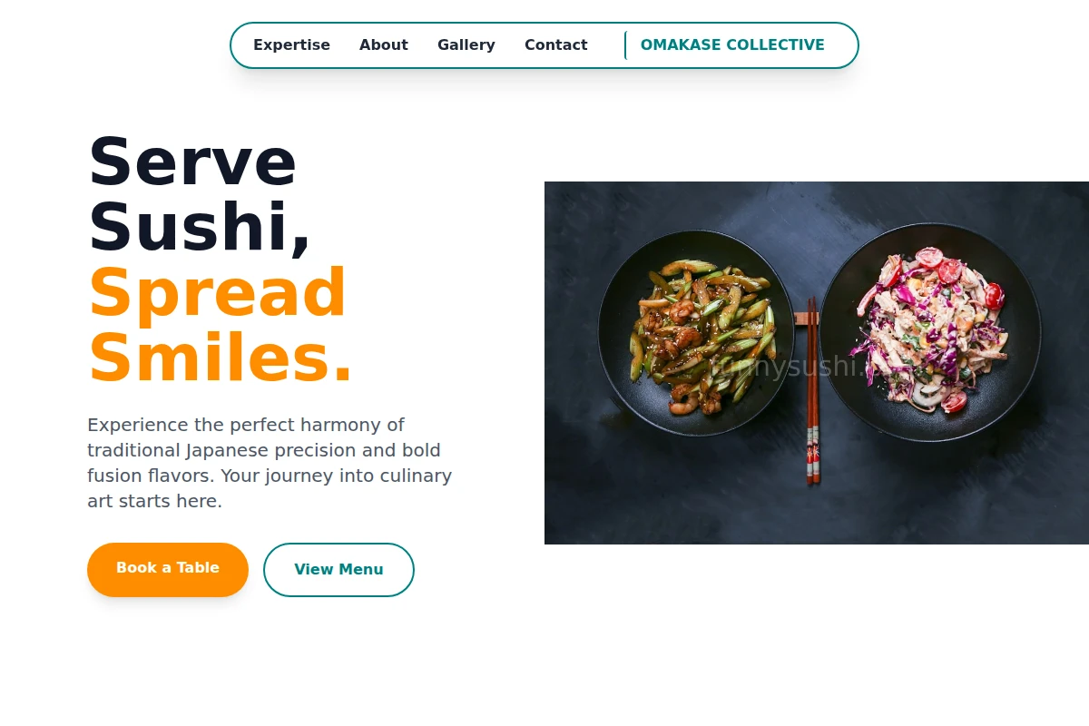 Cucumber Asian Fusion Food