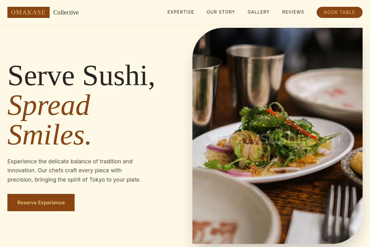 Plate Asian Fusion Food