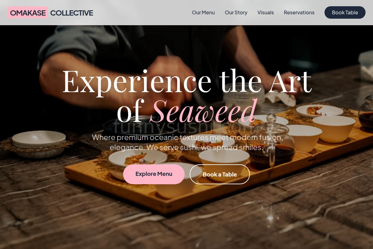 Seaweed Asian Fusion Food