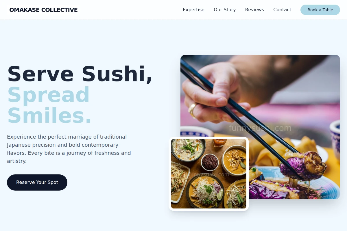 Raw Asian Fusion Food