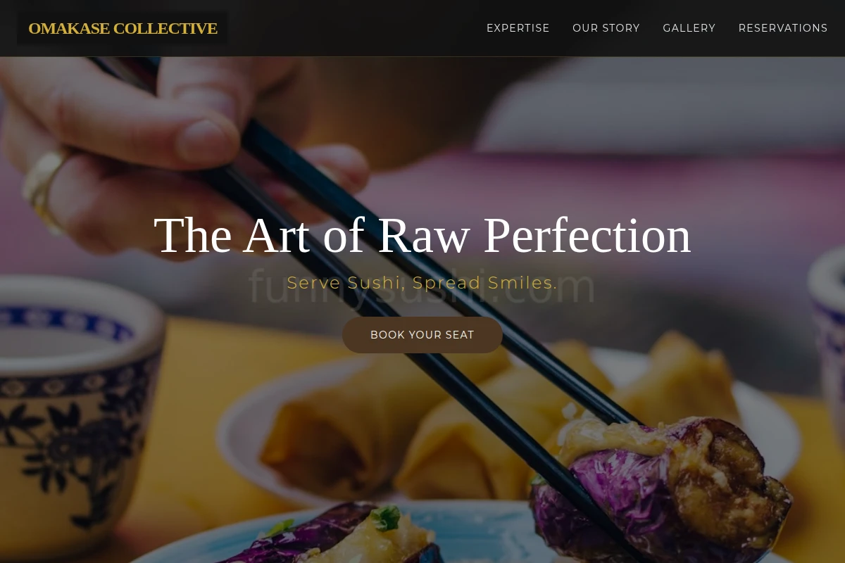 Raw Asian Fusion Food