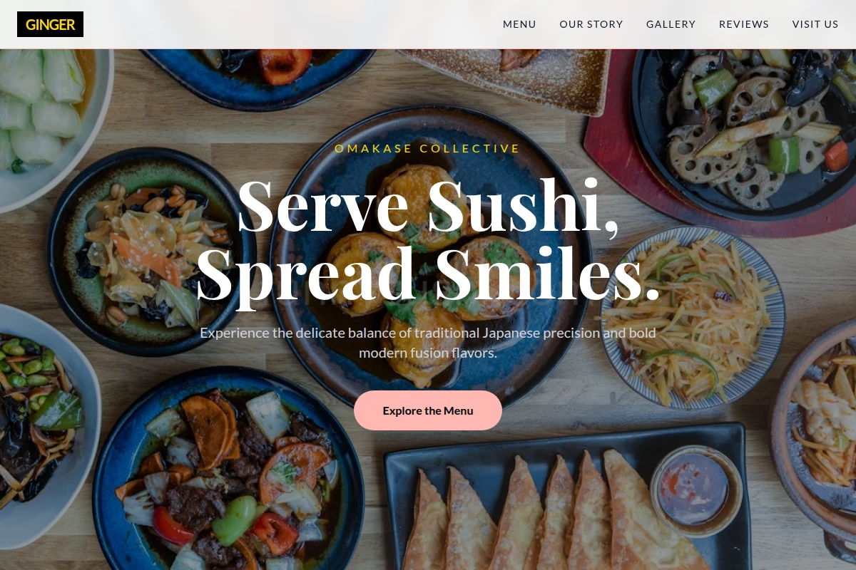 Ginger Asian Fusion Food