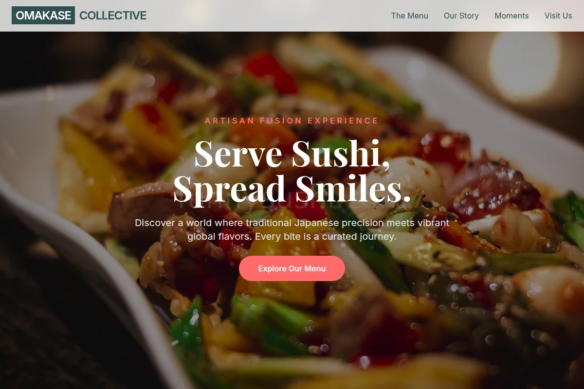 Artisan Asian Fusion Food