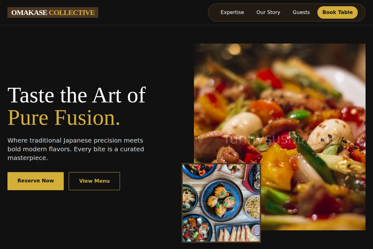 Sashimi Asian Fusion Food