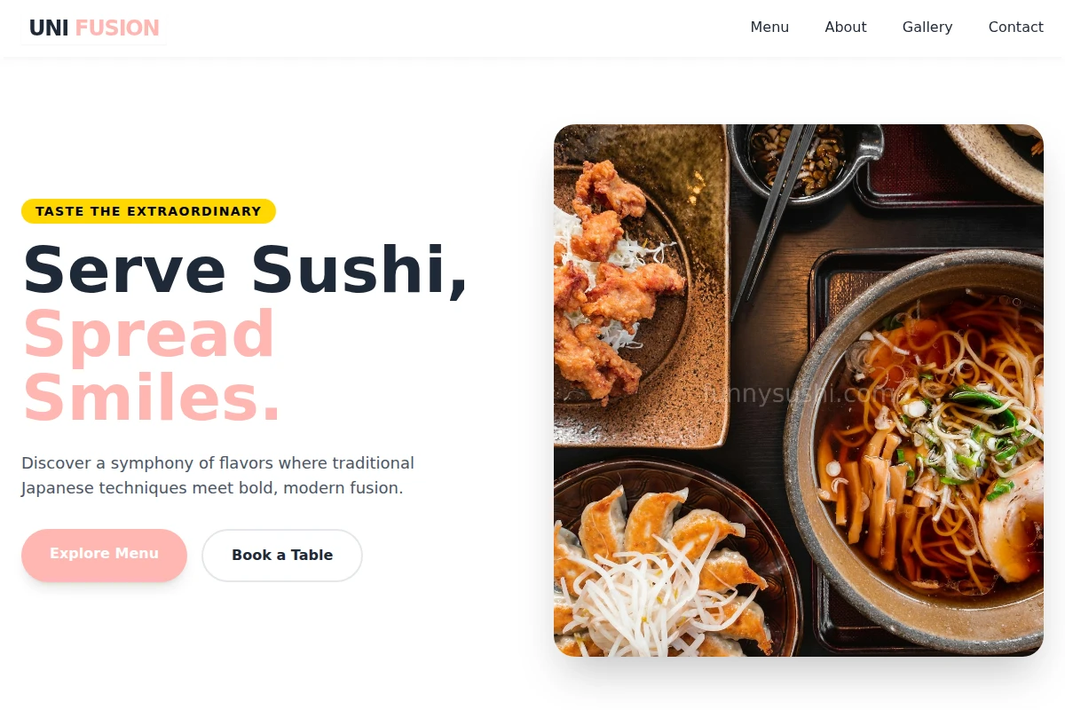 Uni Asian Fusion Food