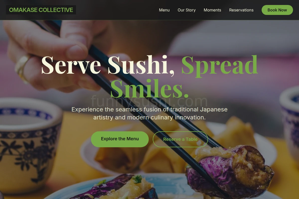 Menu Asian Fusion Food