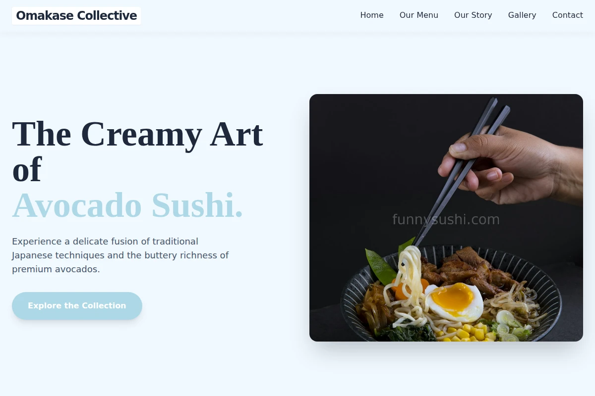 Avocado Japanese Food