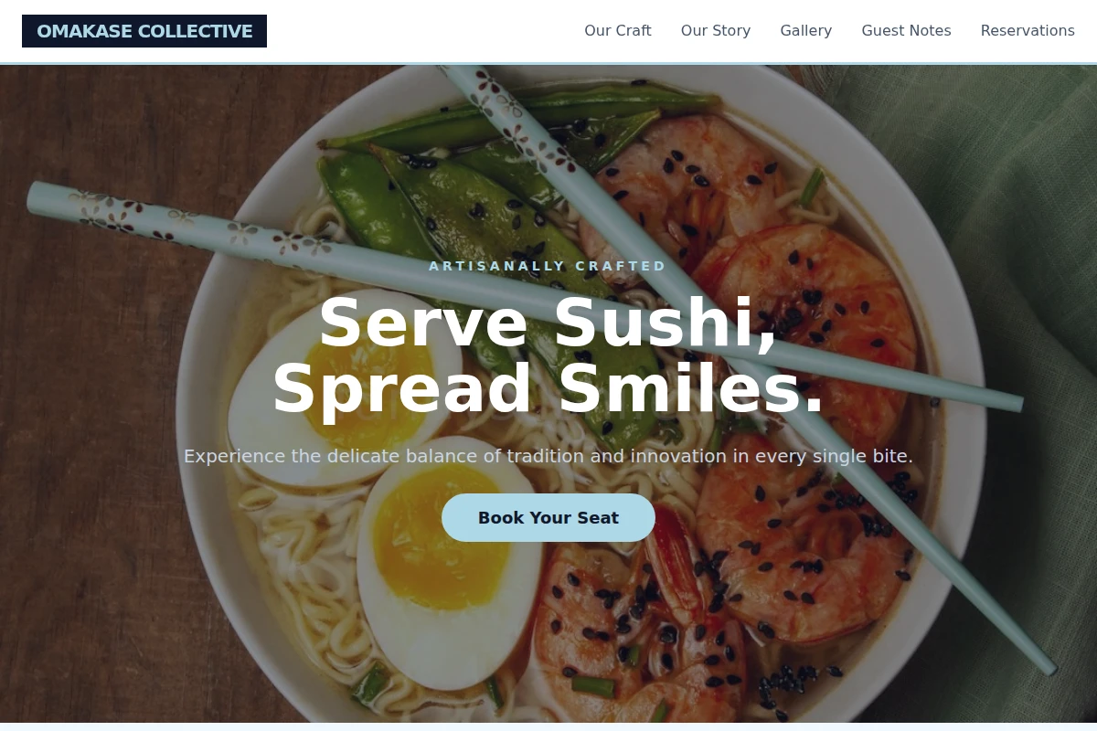Artisan Japanese Food