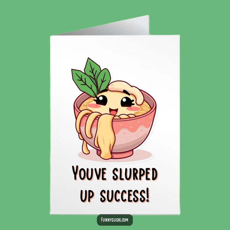 Free Printable Congrats Ramen Card: Funny Noodle Celebration for Big Wins!
