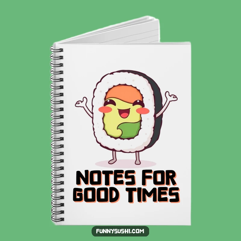 Funny Sushi Roll Notebook: Jot Down Your Joyful Thoughts
