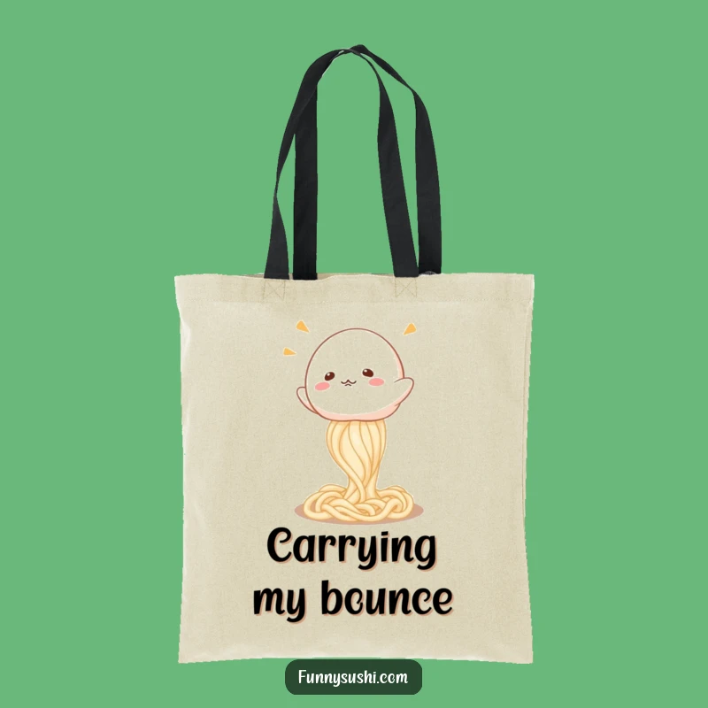Funny Mochi Udon Bounce Tote Bag: Carry Your Laughs in Style
