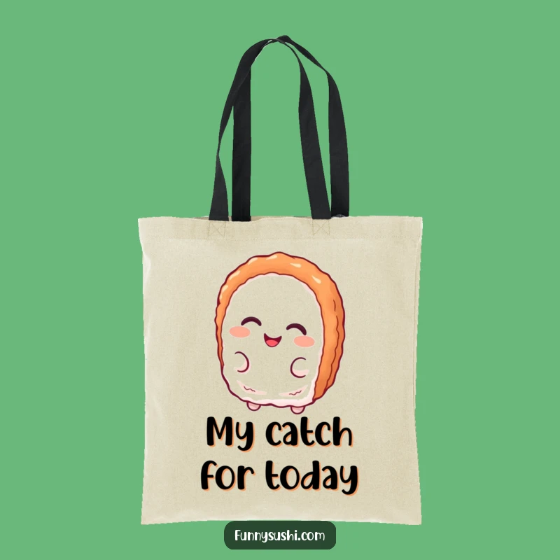 Funny Tuna Nigiri Tote Bag: Carry Your Sushi Style with a Smirk
